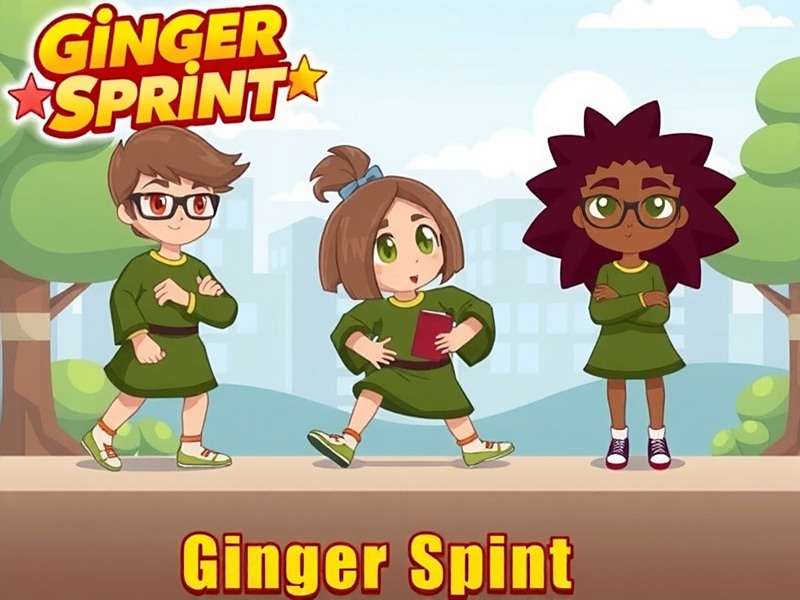 Main characters from Ginger Sprint game